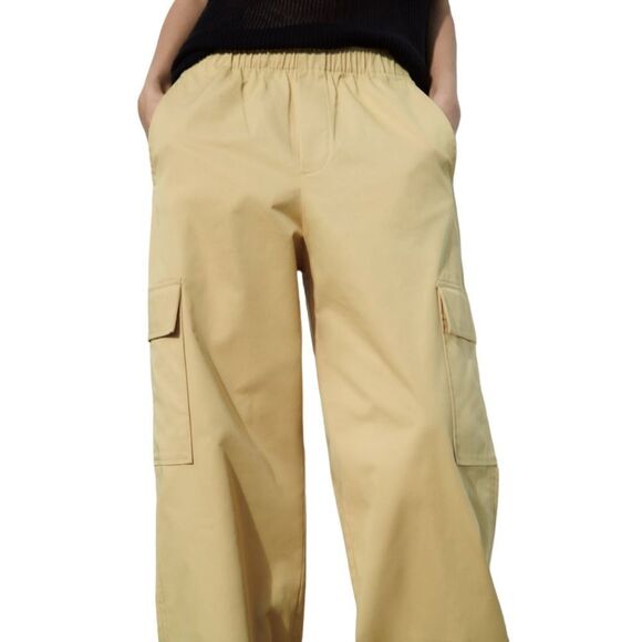 ZARA | Straw | FULL LENGTH PANTS - Picture 7 of 10